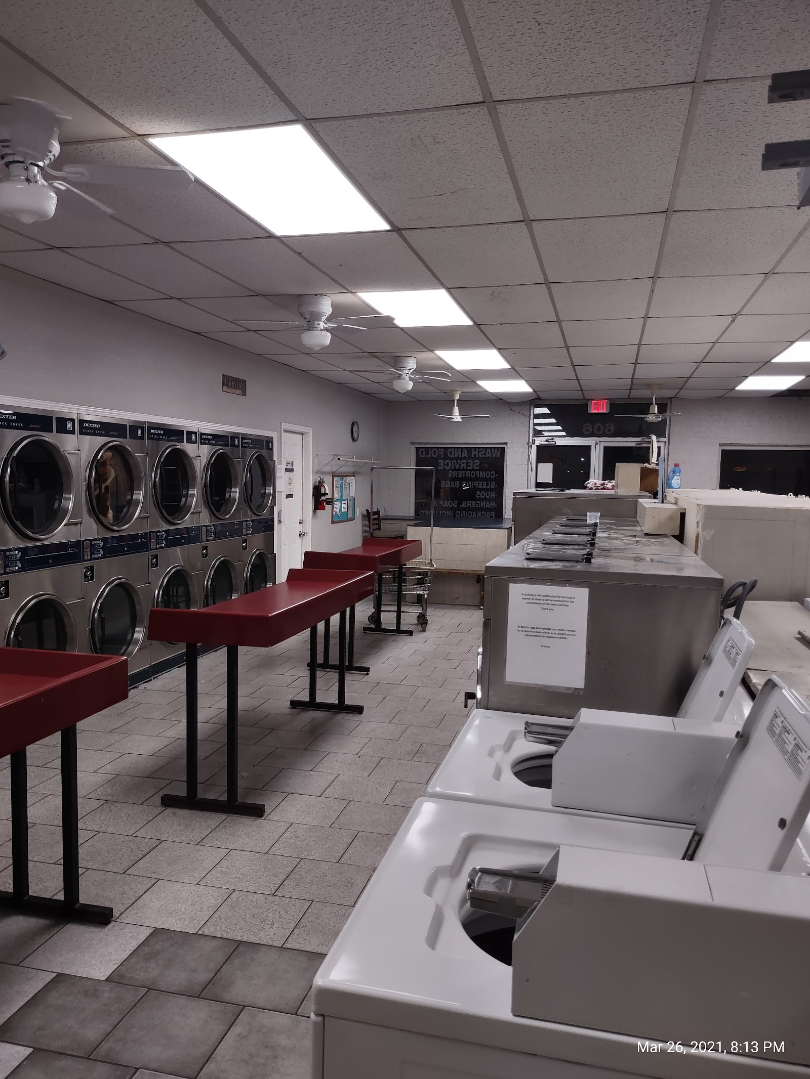 Inside Stones Throw Washateria